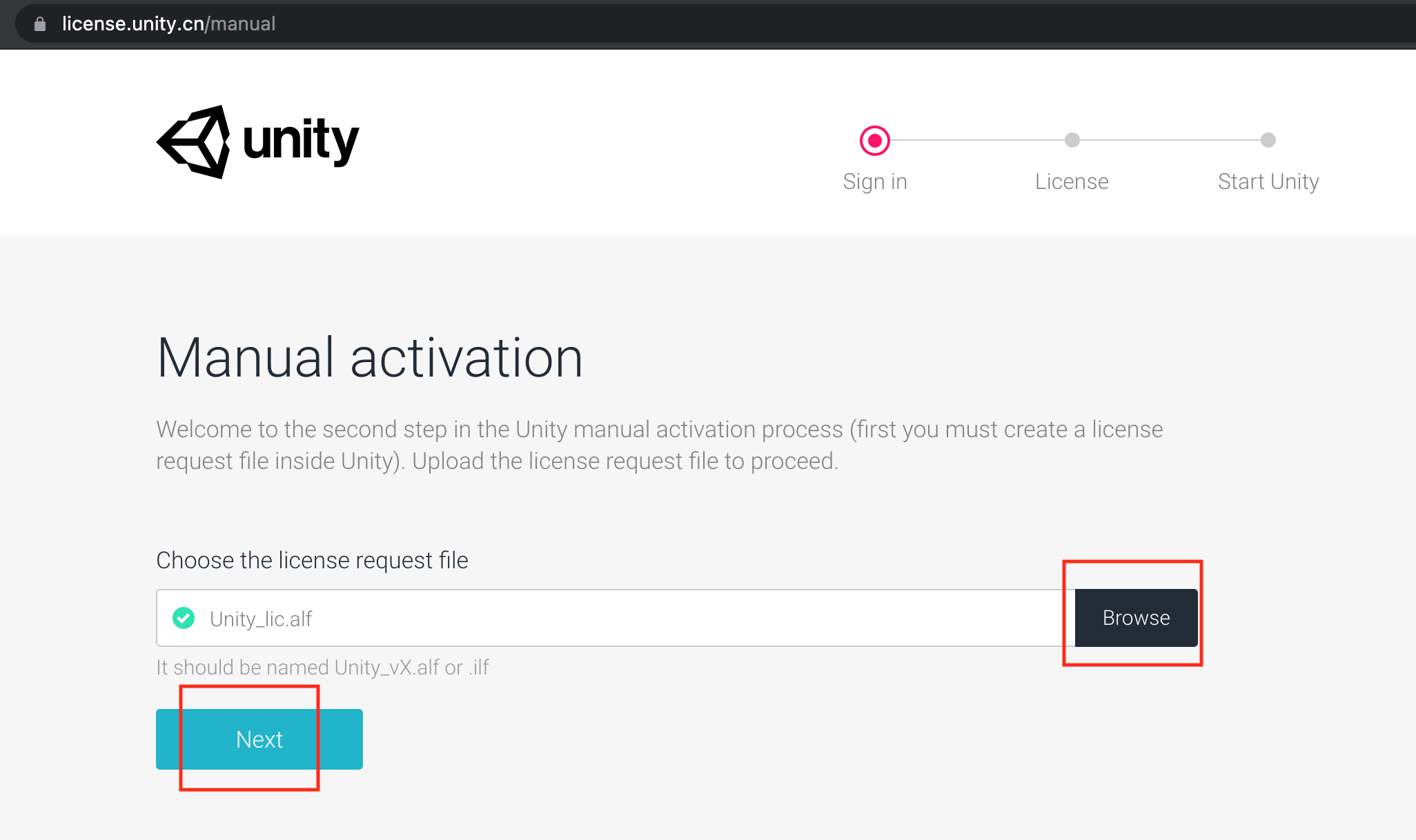 Unity许可证手动激活图2